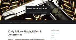 Desktop Screenshot of handgunpodcast.com
