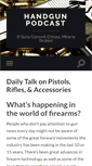 Mobile Screenshot of handgunpodcast.com